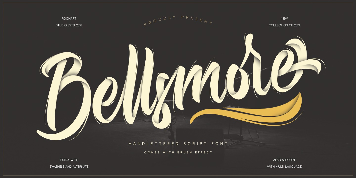 Шрифт Bellsmore Brush